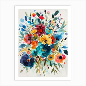 Bouquet Of Flowers 15 Art Print