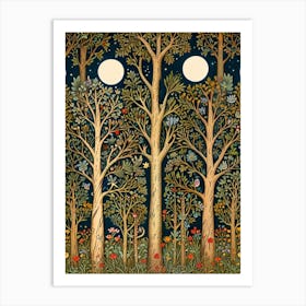 William Morris Fairy Forest Art Print