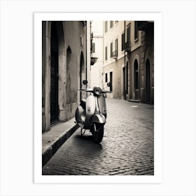 Rome, Black And White Analogue Photograph 4 Art Print