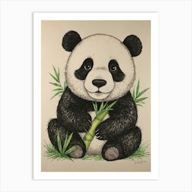 Panda Bear 14 Art Print