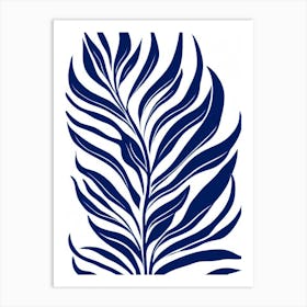 Calathea Stencil Style Art Print