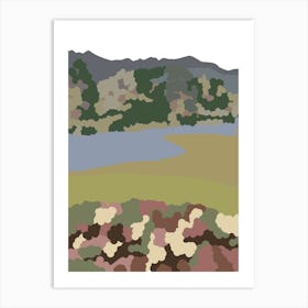 Scottish Autumn Landscape  Art Print