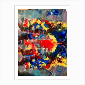 Color burst Art Print