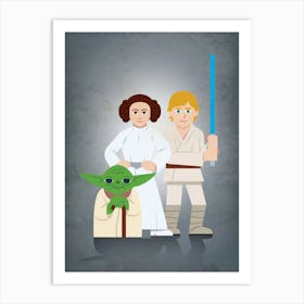 Star Wars Yoda Art Print