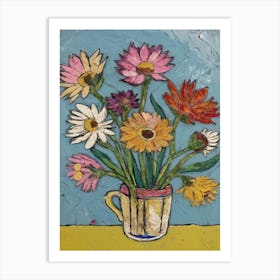 Flowers In A Cup 1 Art Print