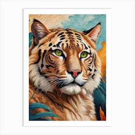 Tiger Painting Art Print