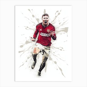 Rasmus Hojlund Manchester United Art Print