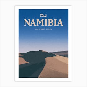 Visit Namibia Art Print