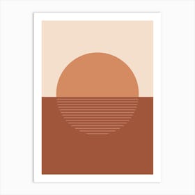 Sun Reflection Art Print