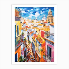 Seville Spain 6 Fauvist Painting Art Print