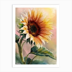 Sunflower Painting Art Print