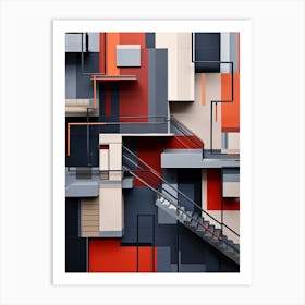 Urban Geometric 6 Art Print