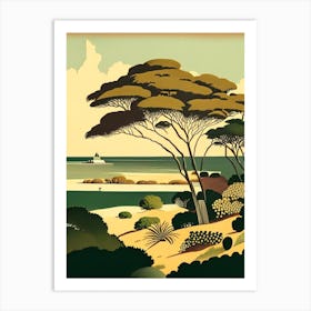 Bazaruto Archipelago Mozambique Rousseau Inspired Tropical Destination Art Print