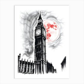 Big Ben — Stock Vector Art Print