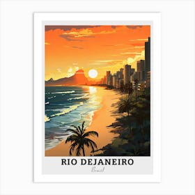 Rio De Janeiro Travel Art Print