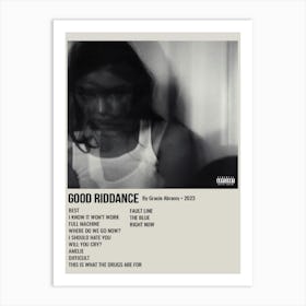 Good Riddance By Gracie Abrams 2023 Poster 1 Art Print