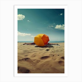 Laying On The Beach Art Print