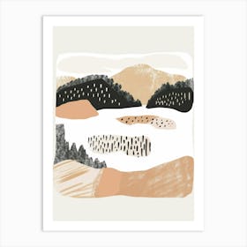 Landscape Painting 24 Art Print