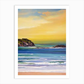 Balmoral Beach, Australia Bright Abstract Art Print