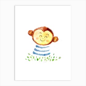 Little Monkey Art Print