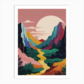 Landscape Painting 17 Art Print