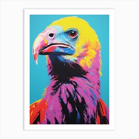Andy Warhol Style Bird Vulture 2 Art Print