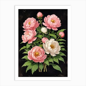 Pink Peonies Art Print