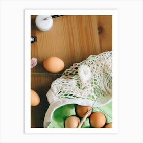 Eggs In A Bag Art Print