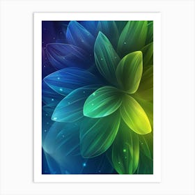 Abstract Flower 30 Art Print