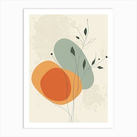 Abstract Flower 76 Art Print