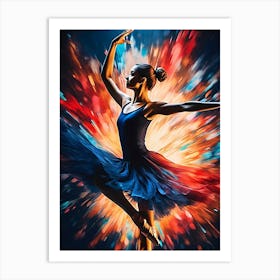 Dynamite Ballerina Art Print