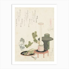 A Comparison Of Genroku Poems And Shells, Katsushika Hokusai 29 Art Print