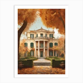 Autumn House Art Print