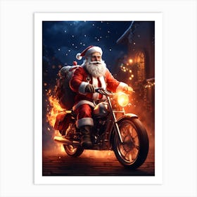 Santa Claus 2 Art Print