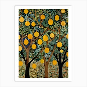 william morris Orange Tree Art Print