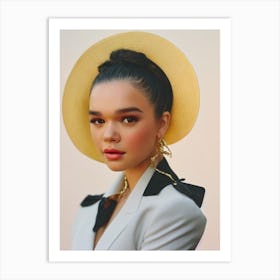 Hailee Steinfeld Retro Collage Movies Art Print