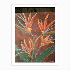 Bird of Paradise Splendor Art Print