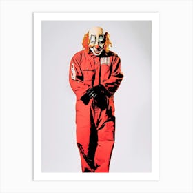 Clown Shawn Crahan slipknot music band 3 Art Print