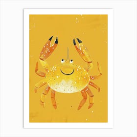 Yellow Crab 4 Art Print