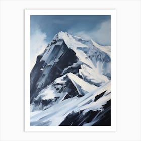 Vinson Massif Antarctica 6 Mountain Painting Art Print