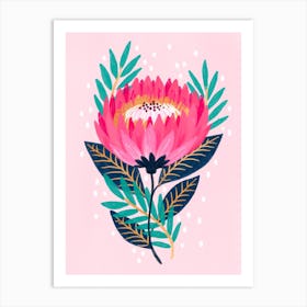 Protea Art Print