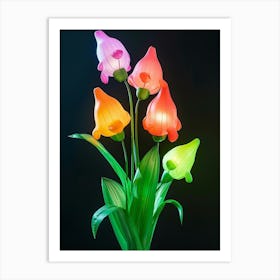 Bright Inflatable Flowers Lily Of The Valley 2 Art Print