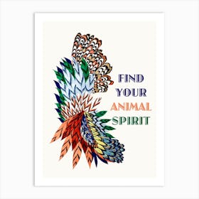Find Your Animal Spirit Art Print