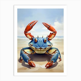 Blue Crab Art Print