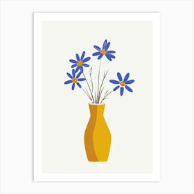 Flowers In A Vase 120 Art Print