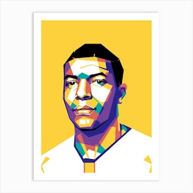 Kylian Mbappe Wpap Art Print