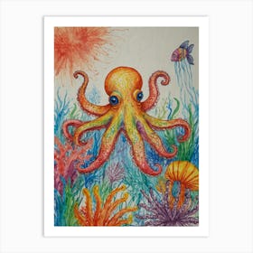 Octopus 59 Art Print