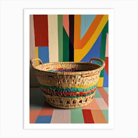 Basket Art Print