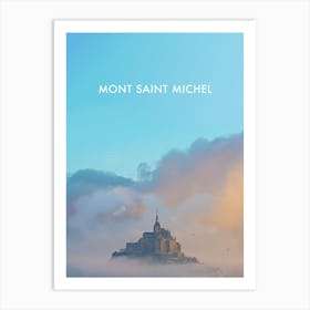 Simply Mont Saint Michel Art Print