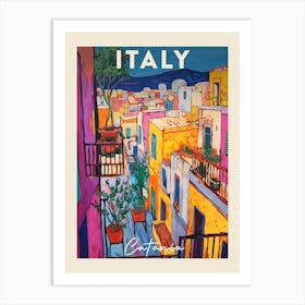 Catania Italy 1 Fauvist Painting  Travel Poster Art Print